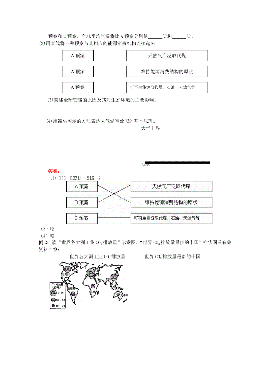 江苏省常州新桥中学 地理必修1 小专题14 全球气候变化.doc_第2页