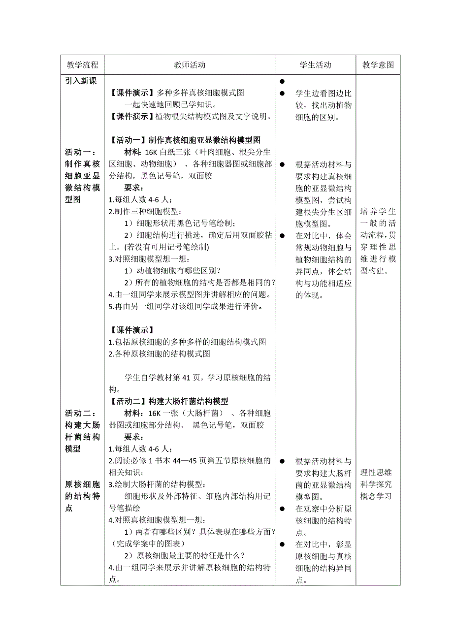 2021-2022学年高一生物浙科版必修1教学教案：第二章第五节原核细胞 WORD版含解析.doc_第2页