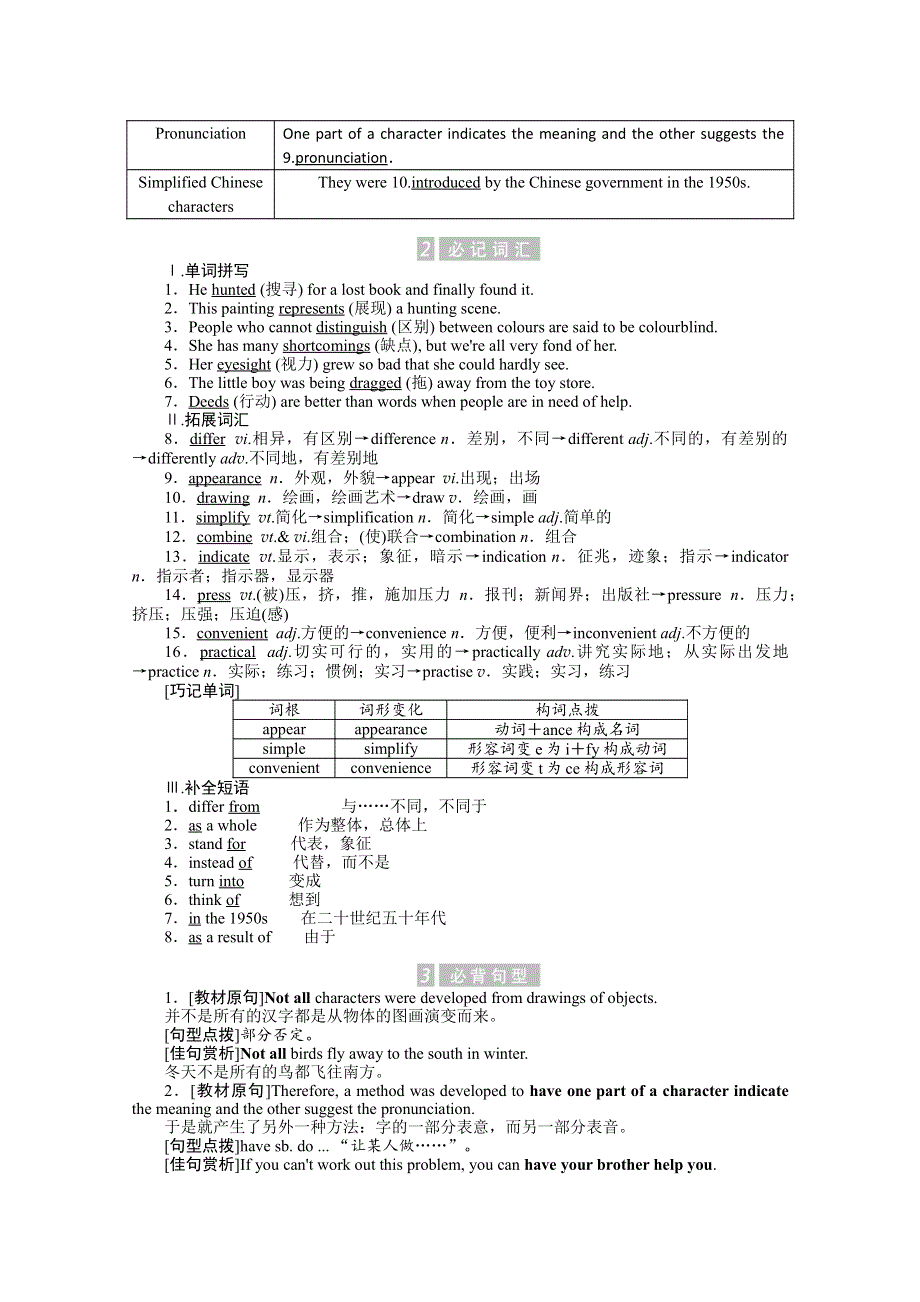 2017-2018学年高中英语译林版必修三教学案：UNIT 2 SECTION 5 WORD版含答案.doc_第2页