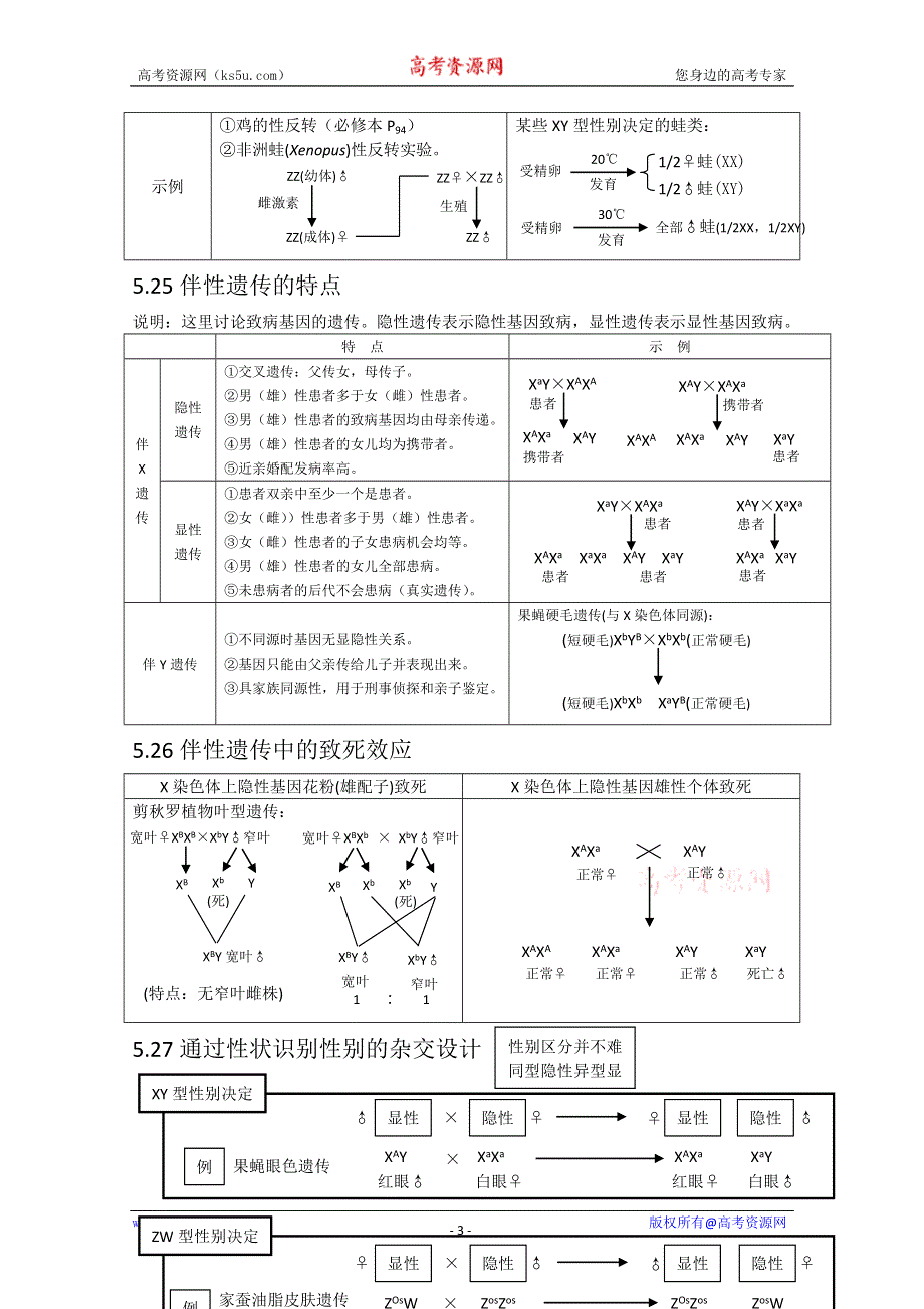 2012高考生物二轮复习：生物知识结构网络（十二）.doc_第3页