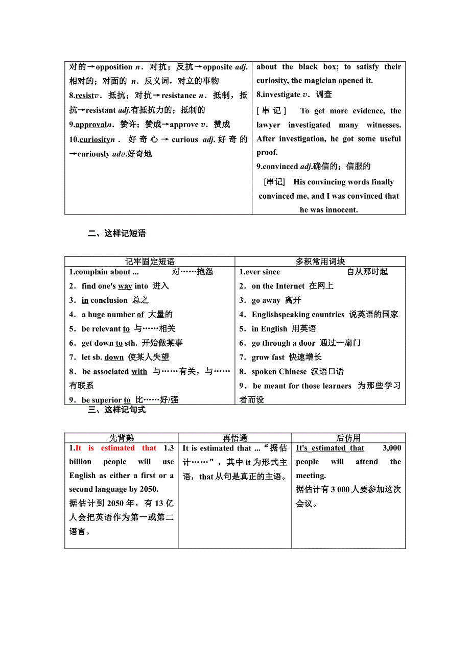 2017-2018学年高中英语外研版选修8教学案：MODULE 4 SECTION Ⅳ OTHER PARTS OF THE MODULE WORD版含答案.doc_第3页