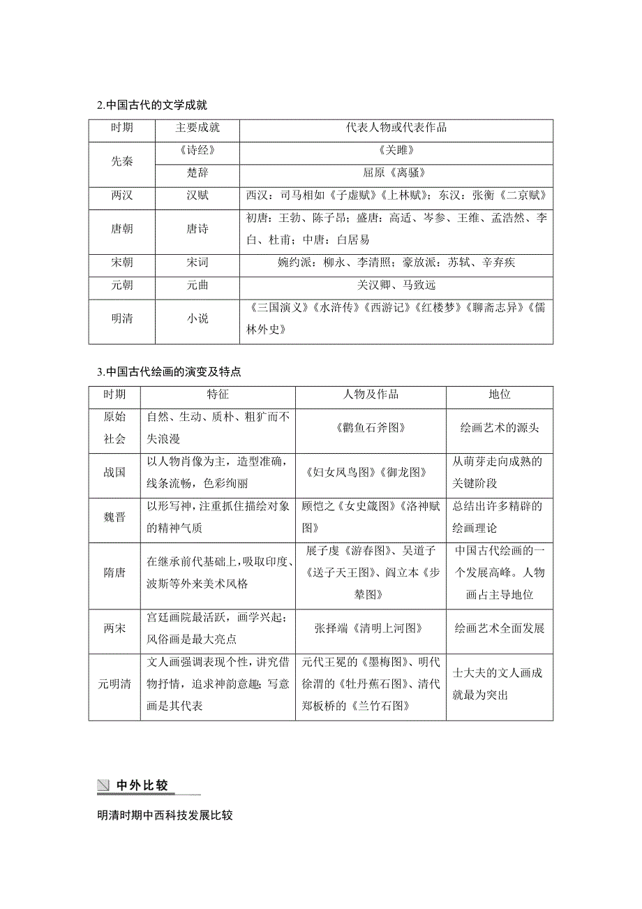 2017-2018学年高二历史北师大版必修三学案：第二单元 古代中国的科技与文化9 WORD版含答案.doc_第2页