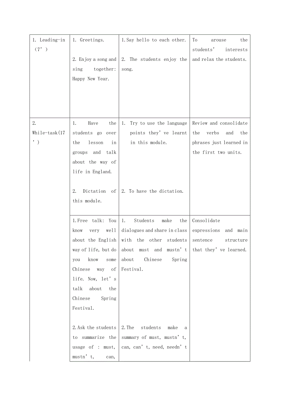 2021秋八年级英语上册 Module 11 Way of life Unit 3 Language in use教学设计（新版）外研版.doc_第2页