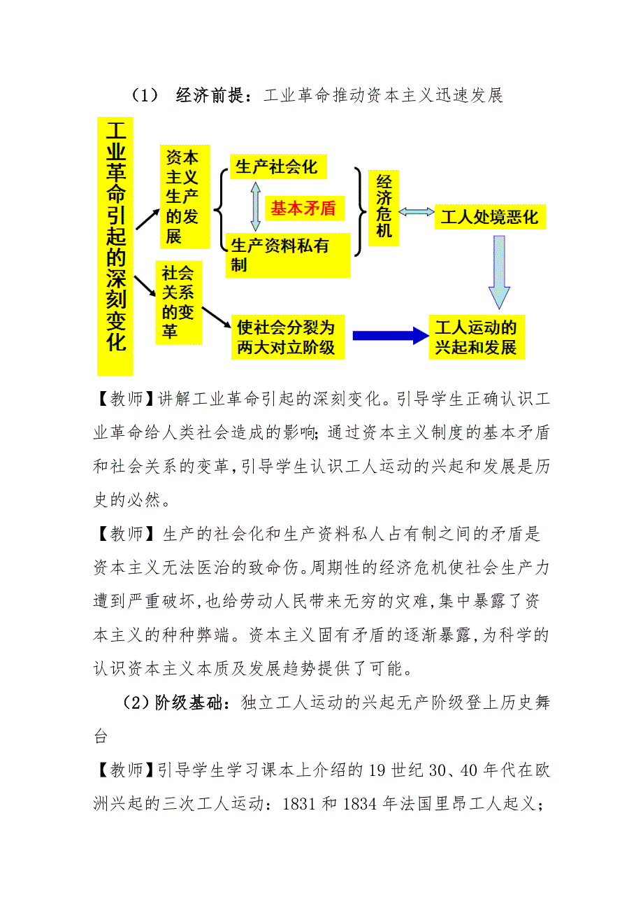 2021-2022学年高一历史人教版必修1教学教案：第五单元第18课 马克思主义的诞生 WORD版含解析.doc_第3页