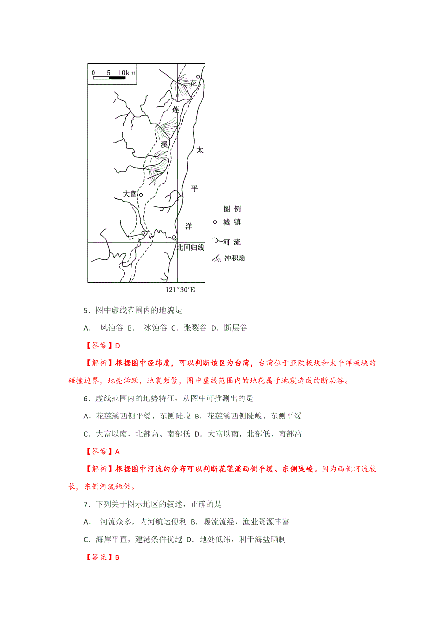 2014高考地理轻取高分秘籍：突破地理思维模式之利用地理事实（解题步骤+示例分析+提升演练26页含答案）.doc_第3页