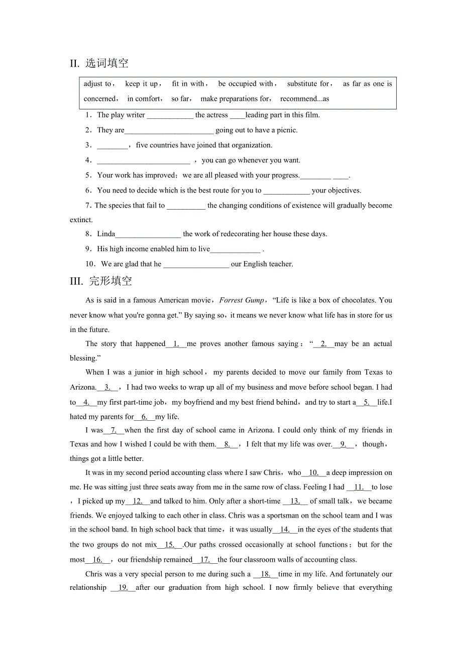 河北省承德市双滦区实验中学2021届高三一轮复习英语晨测试题10 WORD版含答案.doc_第3页