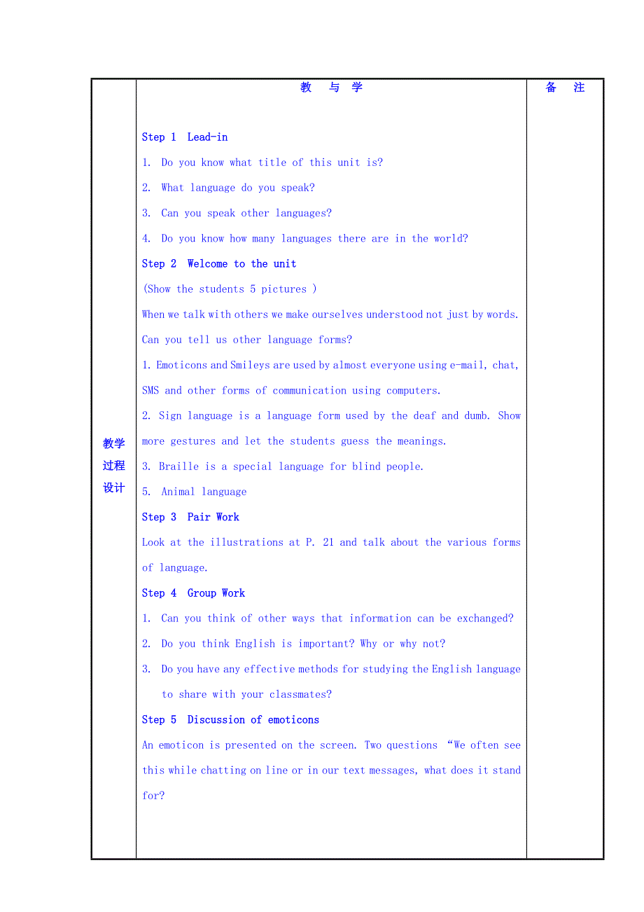 江苏省徐州经济技术开发区高级中学高中英语必修三教案：U2 WELCOME TO THE UNIT .doc_第2页