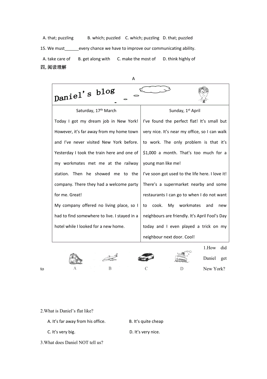 江苏省徐州铜山县夹河中学2017届高三英语周练（四）2016-11学案 .doc_第3页