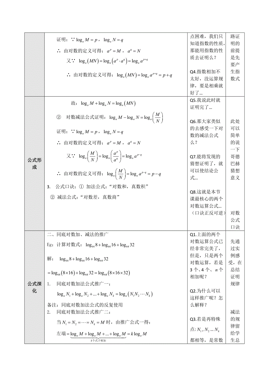 2021-2022学年高一数学人教B版必修1教学教案：3-2-1-对数及其运算 WORD版含解析.doc_第2页