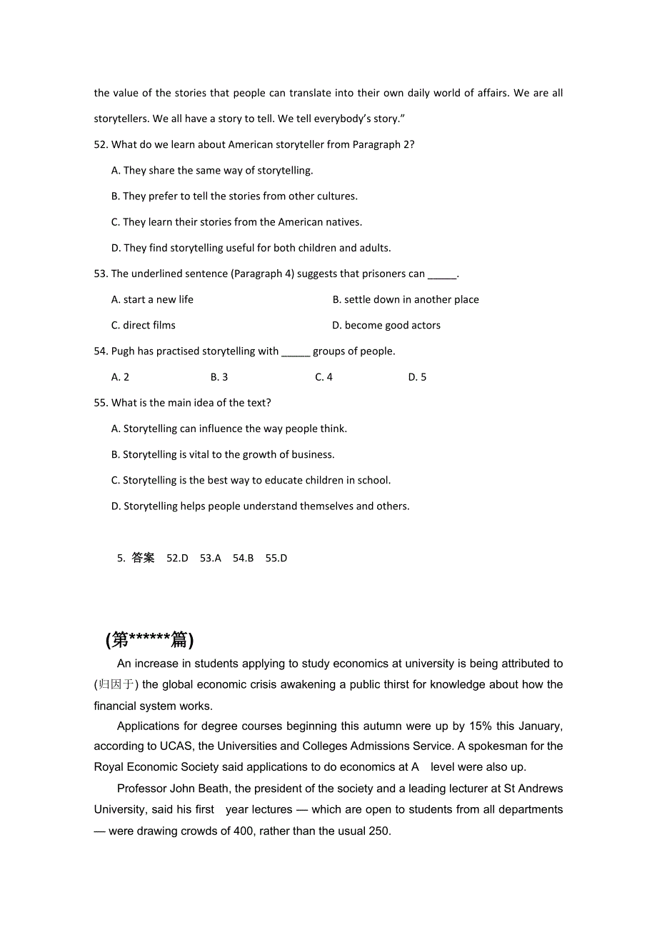 2014高考英语阅读理解精英定时系列训练题（22）及答案.doc_第3页