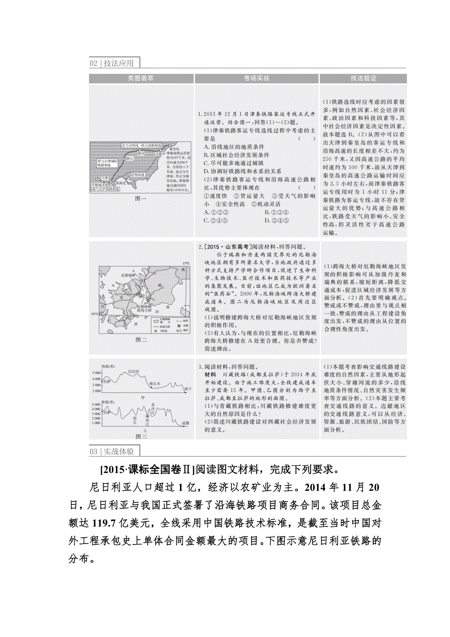 2017地理一轮课后通关：2-5-1 交通运输方式和布局 WORD版含解析.DOC_第2页