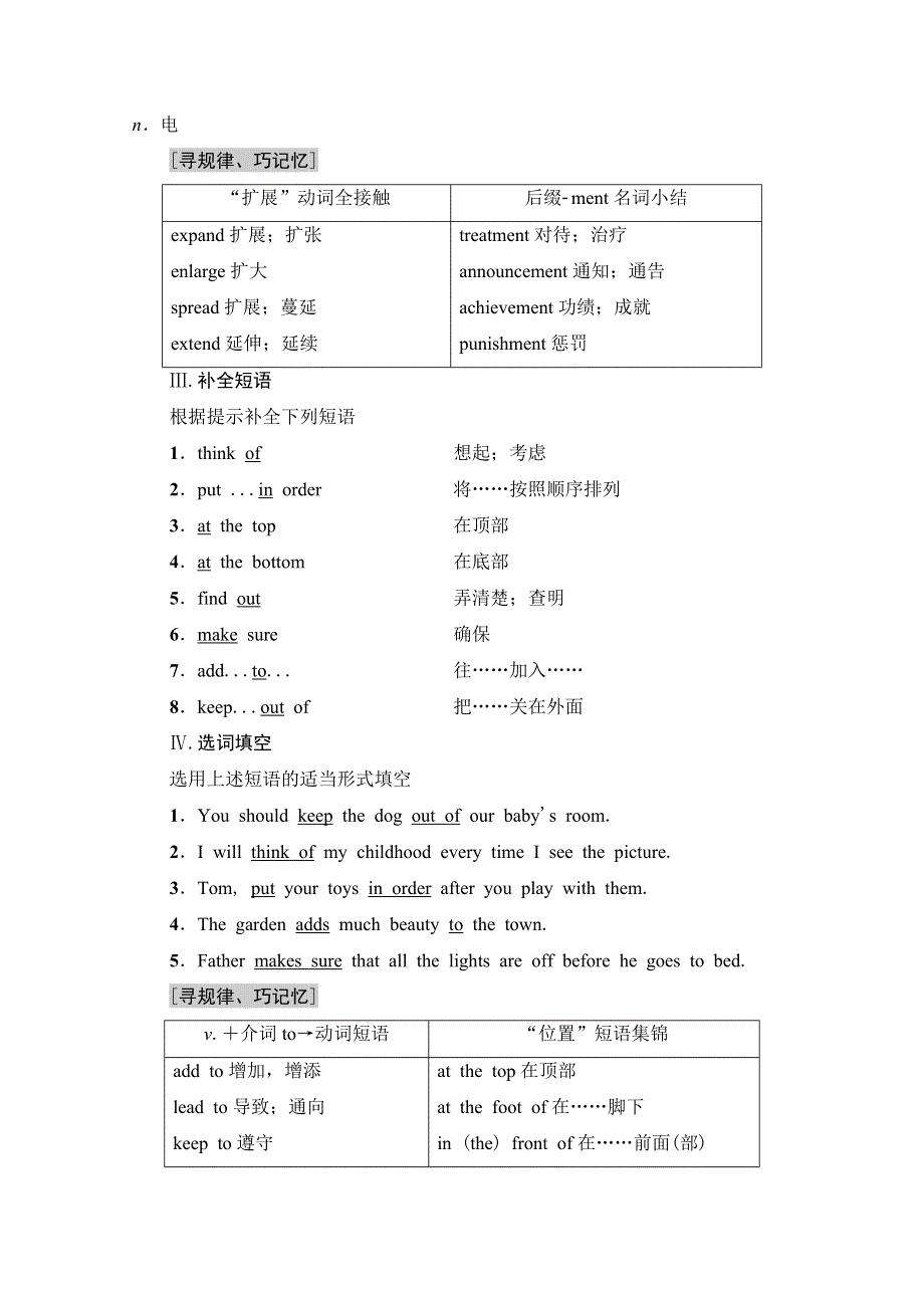 2021-2022学年高中外研版英语必修1学案：MODULE 5 SECTION Ⅱ　LANGUAGE POINTS（Ⅰ）（INTRODUCTION & READING AND VOCABULARY WORD版含答案.doc_第2页