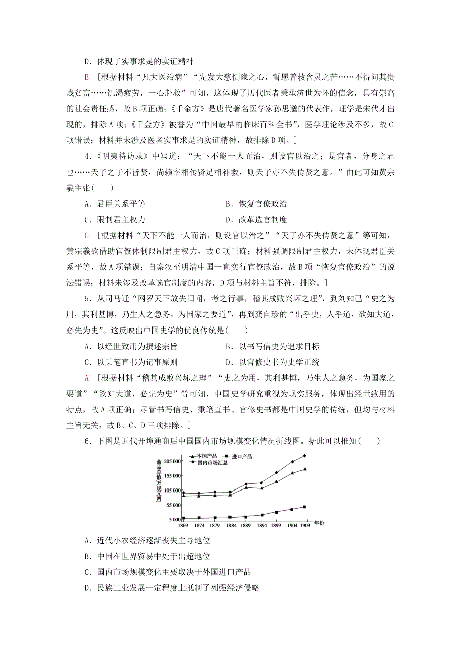 （山东专用）2021新高考历史二轮复习 学业水平等级考试（模拟卷）历史卷6（含解析）.doc_第2页