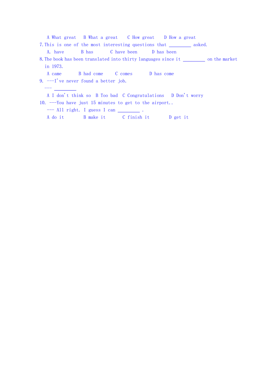 浙江省嘉兴市秀州中学高中英语外研版必修一学案 MODULE 4 A SOCIAL SURVEY-MY NEIGHBORHOOD PERIOD THREE.doc_第3页