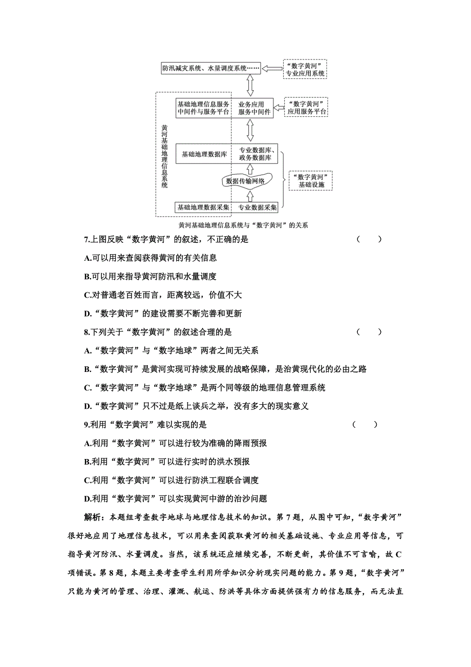 2013高二地理湘教版必修3教师用书：第三章 第四节 课时跟踪训练.doc_第3页