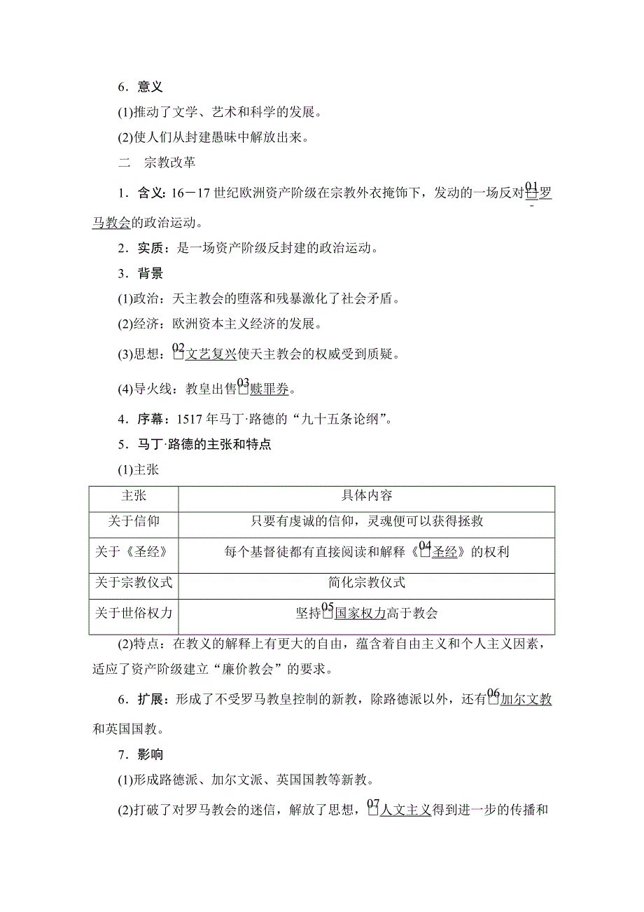 2021高三历史通史一轮（经典版）教师用书：第12单元 第2讲　文艺复兴与宗教改革 WORD版含解析.doc_第2页