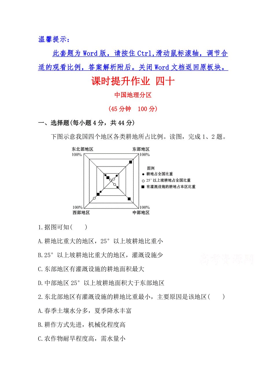 2017届世纪金榜高中地理一轮全程复习方略课时提升作业 18.doc_第1页