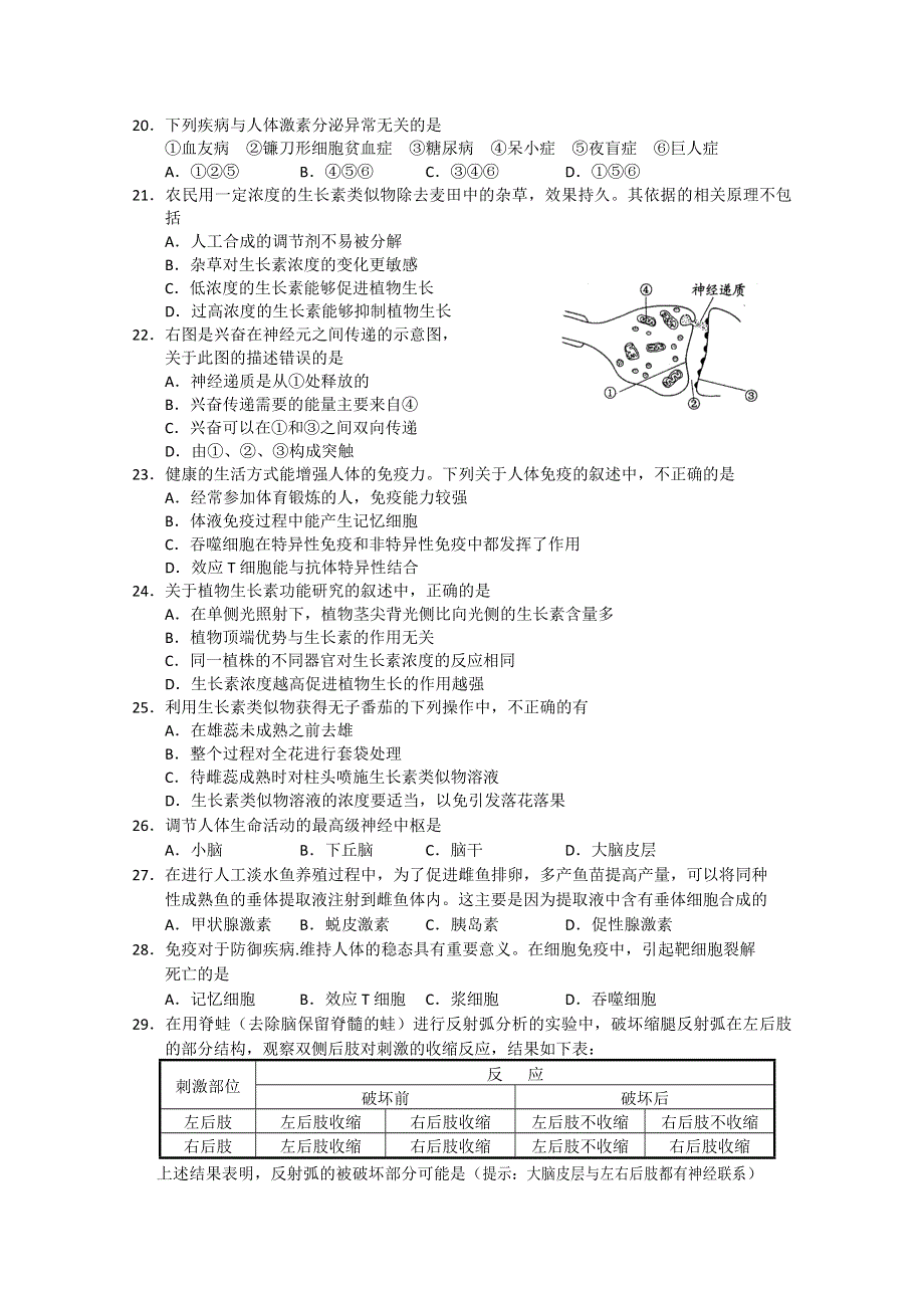 江苏省无锡市辅仁高级中学10-11学年高二上学期期中考试（历史）选修.doc_第3页