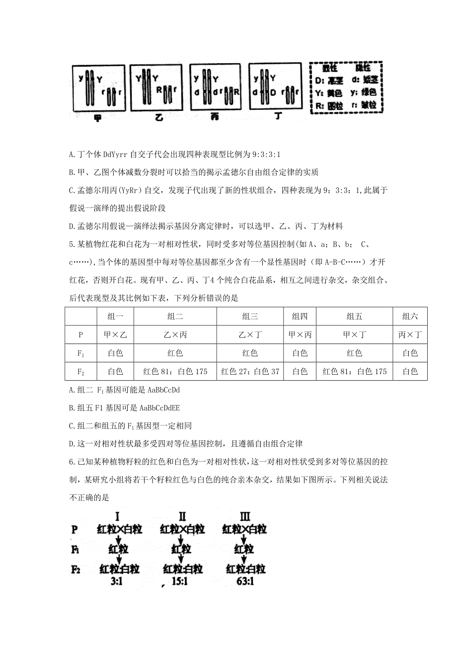 河北省武邑中学2017届高三上学期周考（11.27）生物试题 WORD版含答案.doc_第2页