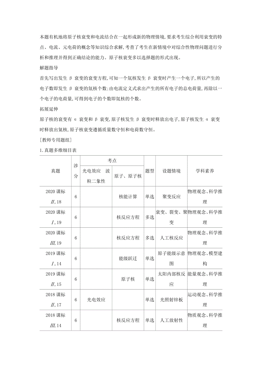 （山东专用）2022年高考物理一轮复习 专题十六 近代物理初步—基础集训（含解析）.docx_第2页