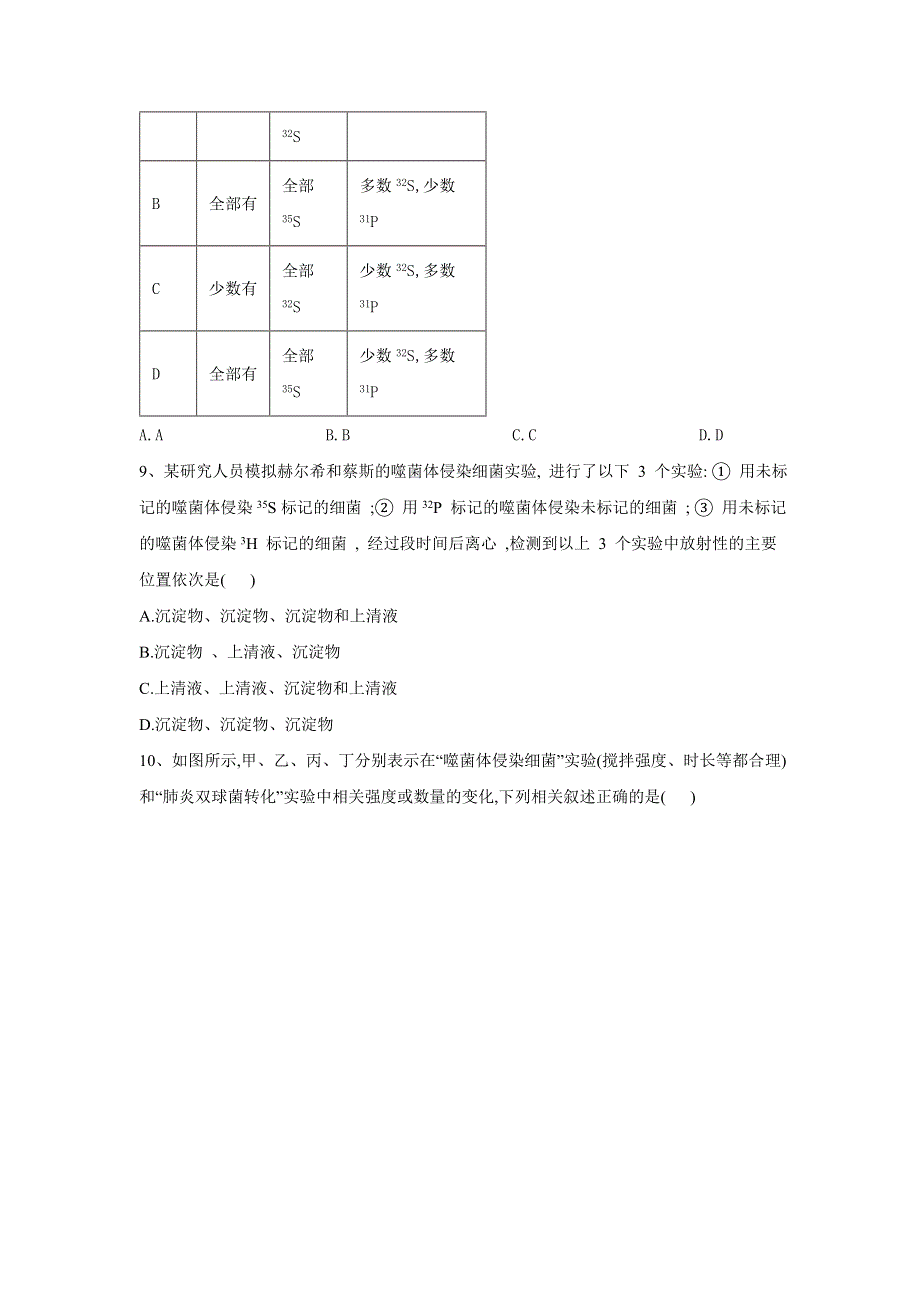 2019-2020学年高中生物人教版（2019）必修二同步学典：3-1DNA是主要的遗传物质 WORD版含答案.doc_第3页