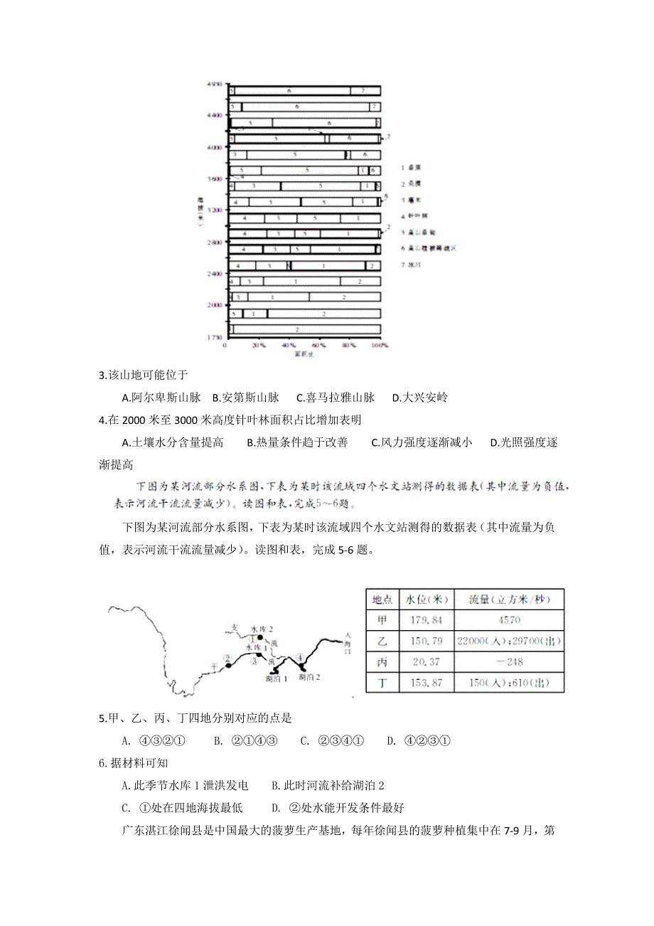 河北省衡水中学2016-2017学年高三下学期期中考试文科综合地理试题 WORD版含答案.doc_第2页