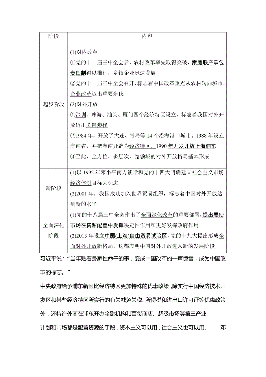 2019-2020版政治新教材必修一讲义：第三课 课时1 伟大的改革开放 WORD版含答案.doc_第2页