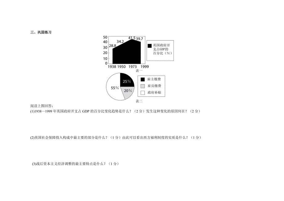 江苏省溧阳市南渡高级中学高一必修二历史学案 第19课 战后资本主义的新变化.doc_第2页