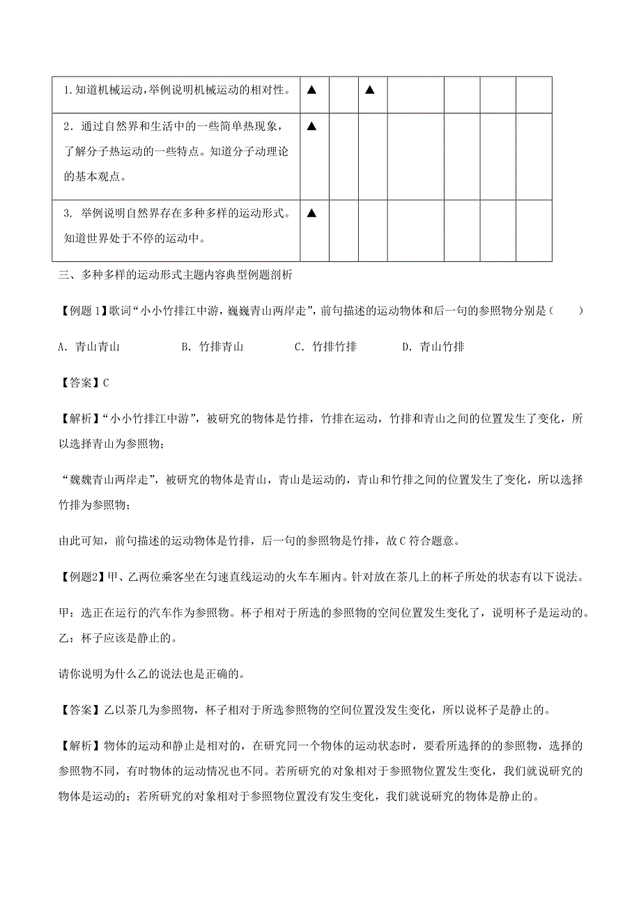 初中物理十五个二级主题05 多种多样的运动形式精讲（含解析）.docx_第2页