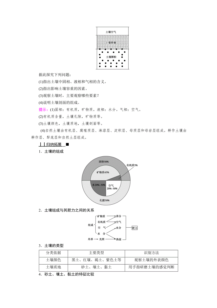 新教材2020-2021学年高中人教版地理必修第1册学案：5-2 土壤 WORD版含答案.doc_第3页