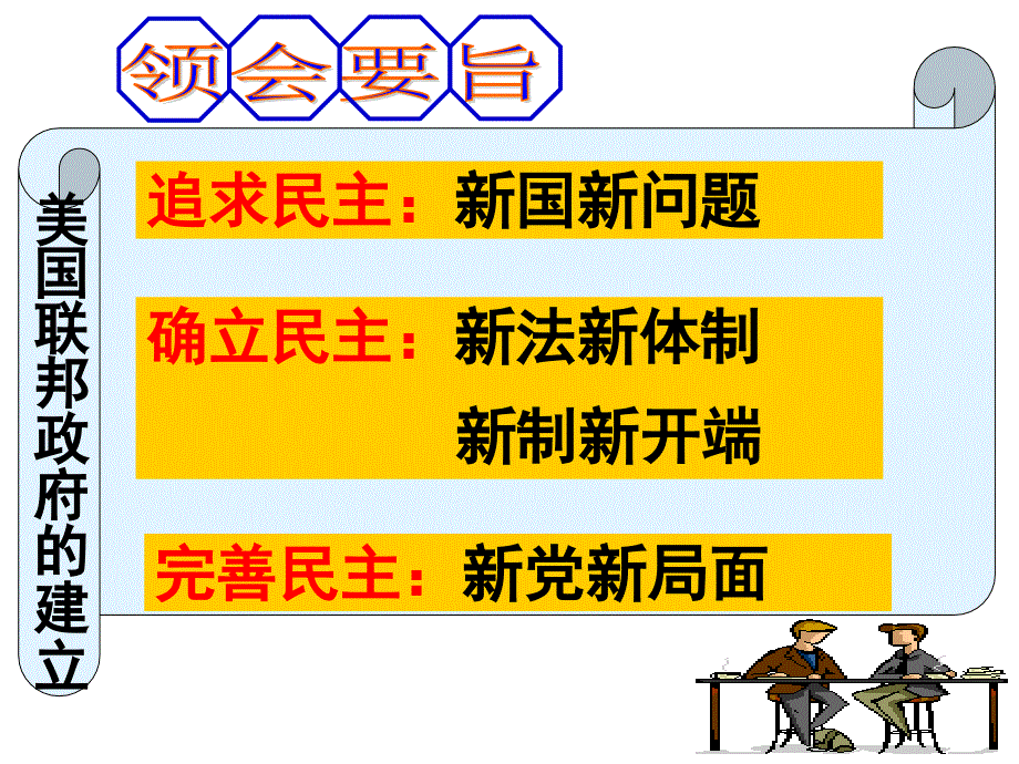 湖南省新田县第一中学高中历史课件必修一：第8课 美国联邦政府的建立.ppt_第3页