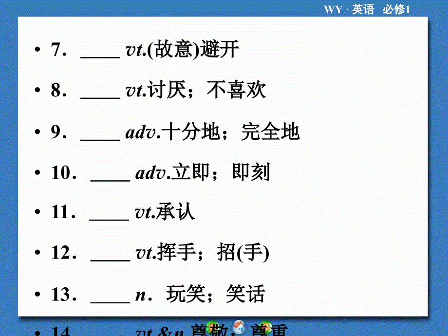 《课堂新坐标同步备课参考》2013-2014学年高中英语外研版必修一教学课件模块归纳提升2.ppt_第3页