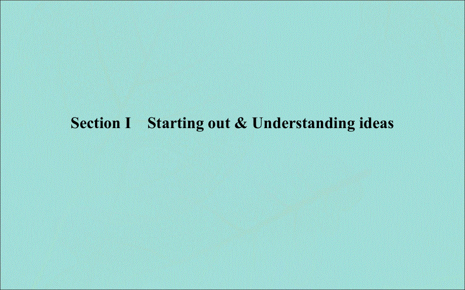 2019_2020学年新教材高中英语Unit5OntheroadSectionⅠStartingout&Understandingideas课件外研版必修第二册.ppt_第1页