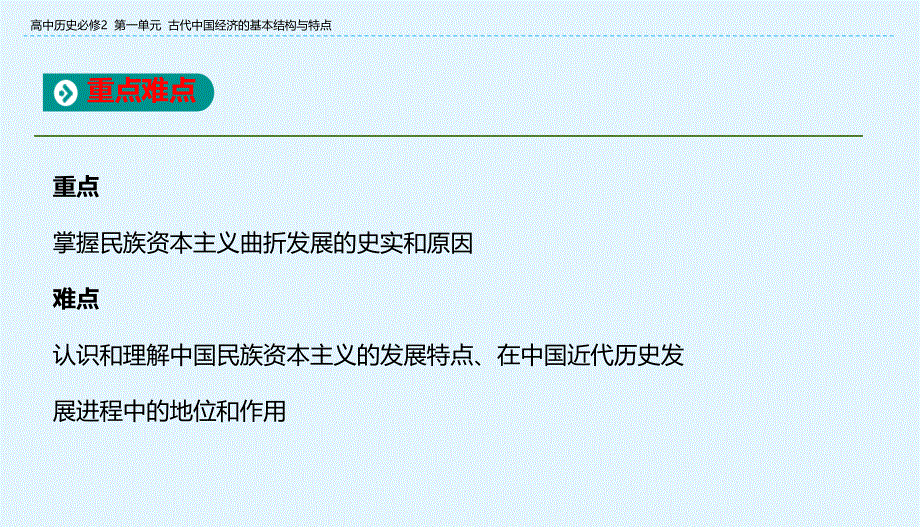 2019_2020学年高中历史第3单元近代中国经济结构的变动与资本主义的曲折发展第10课中国民族资本主义的曲折发展课件新人教版必修2.pptx_第2页