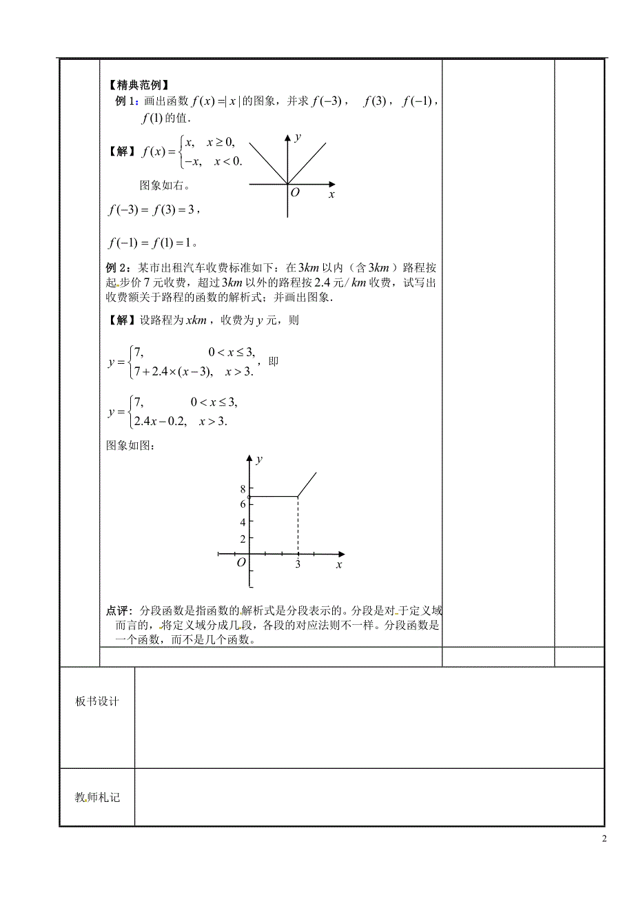 江苏省新沂市第二中学2014-2015学年高中数学 第10课时 函数的概念和图像教案3 苏教版必修1.doc_第2页