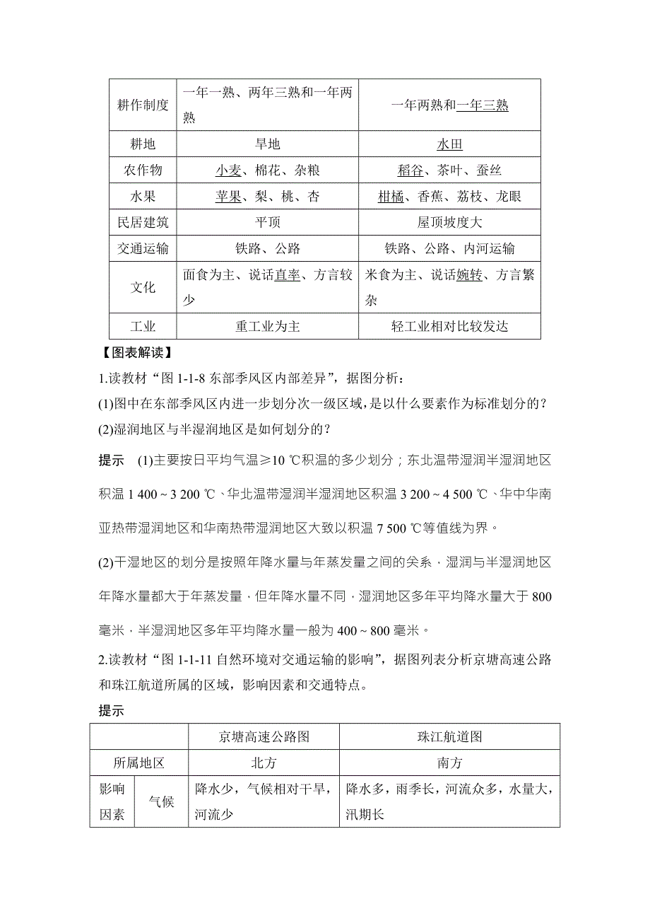 2018-2019版地理新设计同步中图版必修三讲义：第一章 区域地理环境和人类活动 第一节 第2课时 WORD版含答案.doc_第2页