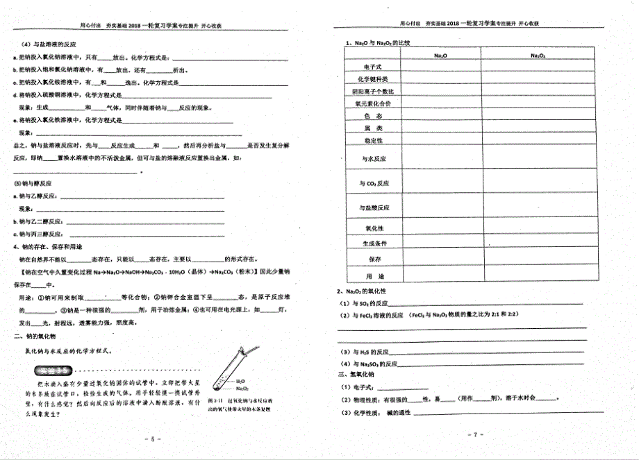 名优专供河北省衡水中学高三化学一轮复习钠及其化合物学案pdf无答案.pdf_第2页