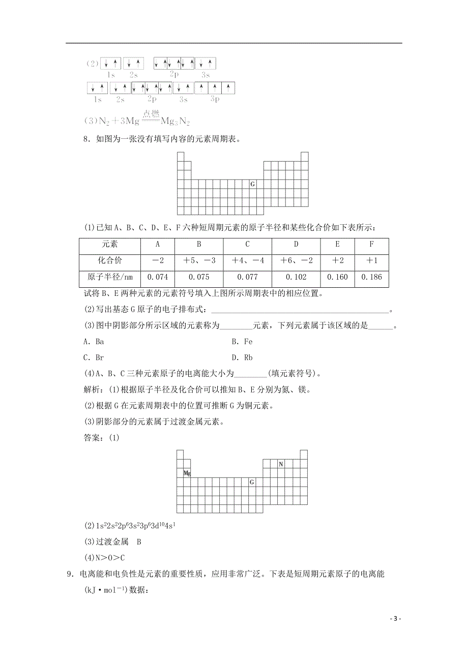 2013年高考化学总复习 第一章 原子结构与性质（含解析） 新人教版.doc_第3页