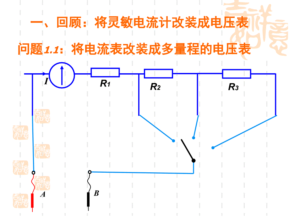 高中物理人教版选修3-1　第二章　第8节　多用电表的原理 (共19张PPT).ppt_第2页