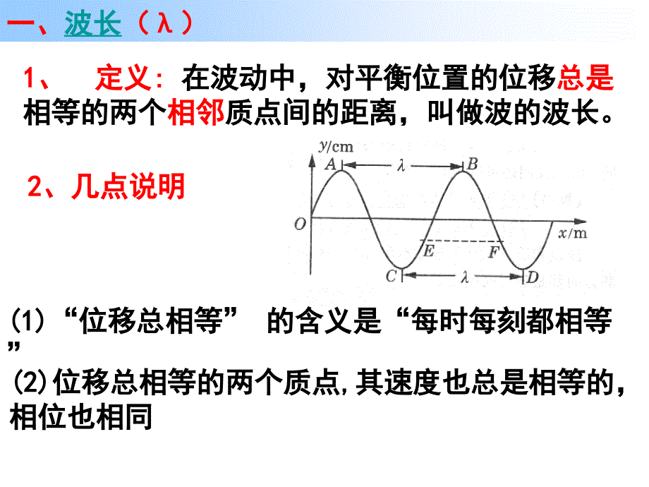 高中物理人教版选修3-4《12.3波长、频率和波速》(共21张PPT).ppt_第3页