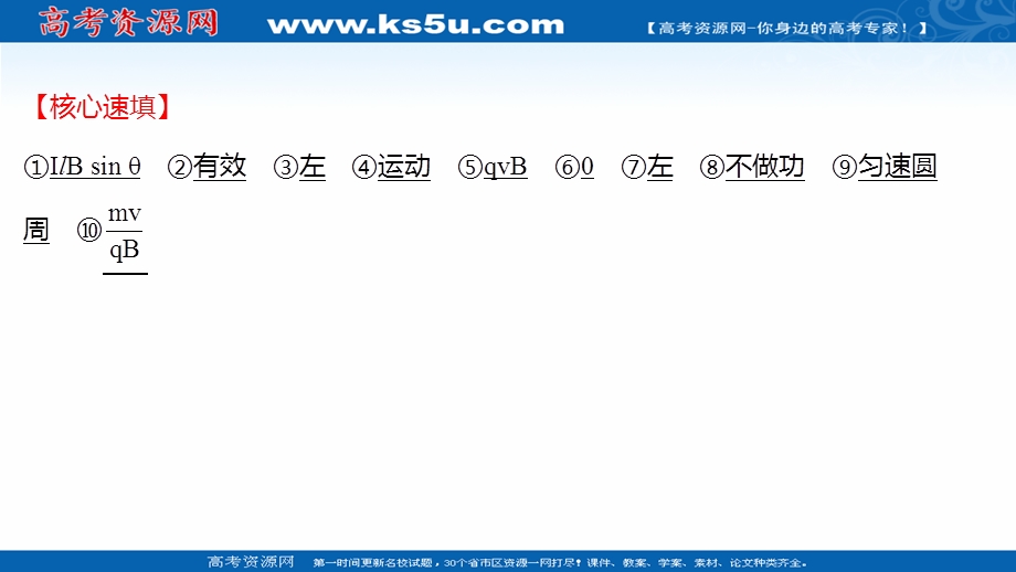 2021-2022人教版物理选择性必修二课件：第一章 安培力与洛伦兹力 阶段复习课 .ppt_第3页