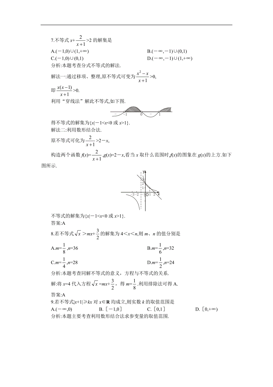 05-06年上学期高二优化训练数学：第六章 不等式二 B卷（附答案）.doc_第3页