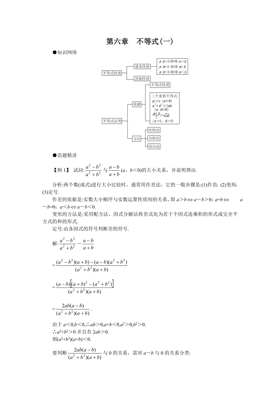 05-06年上学期高二优化训练数学：第六章不等式一A卷（附答案）..doc_第1页