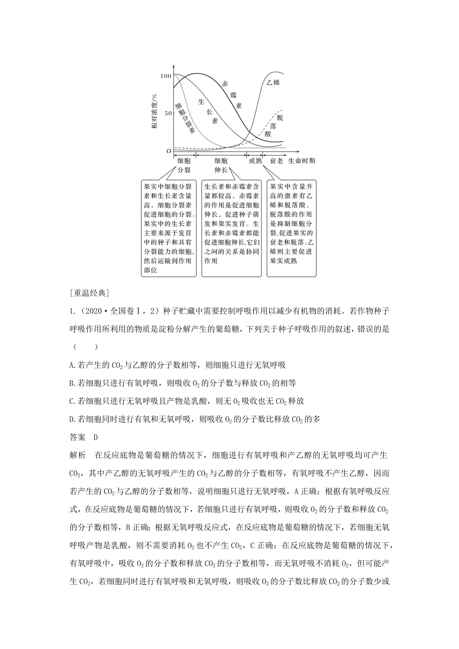 (通用版)高考生物22微专题04种子形成与萌发专题.docx_第2页