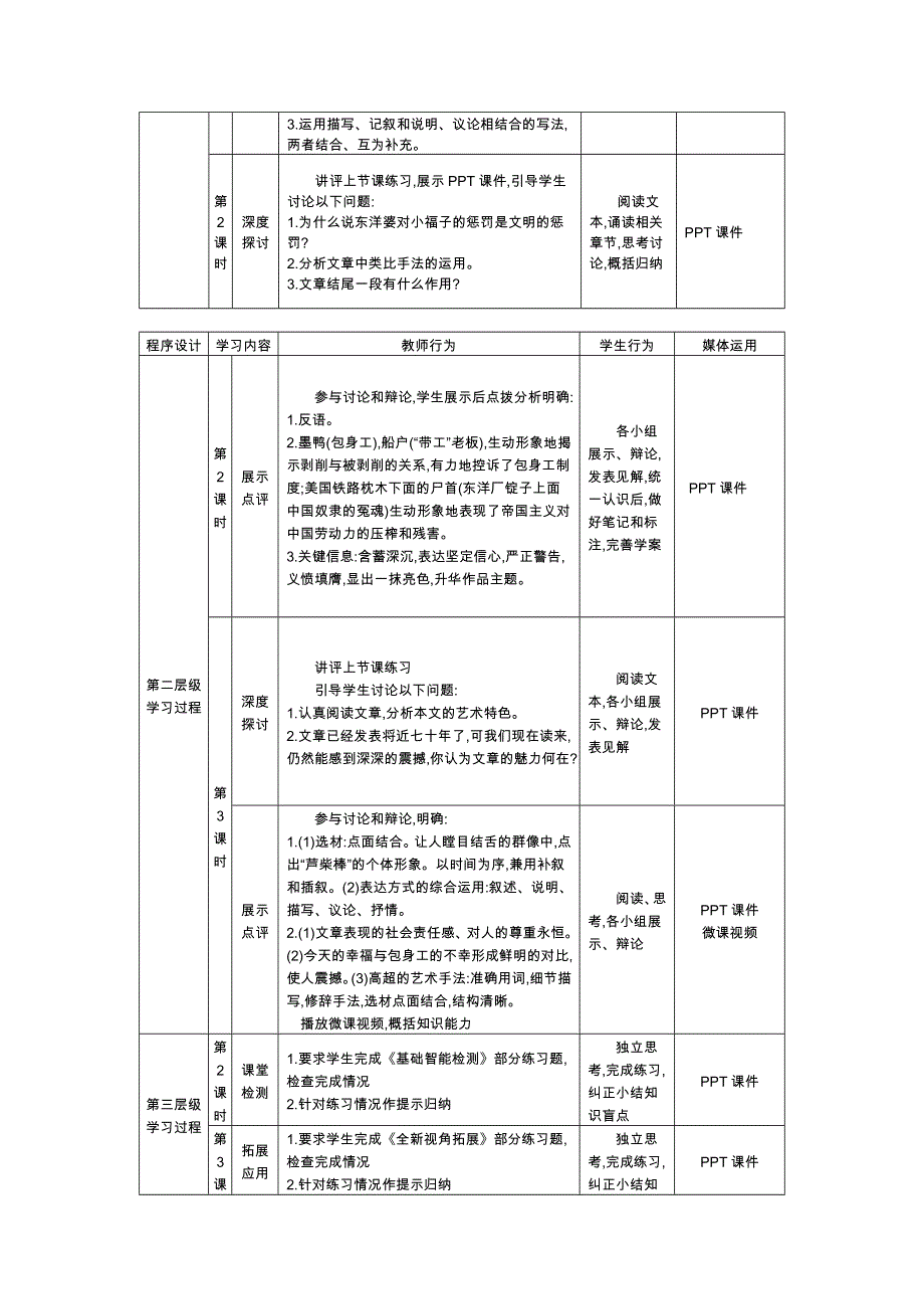 10-《包身工》教案 2021-2022学年人教版高中语文必修一.docx_第3页