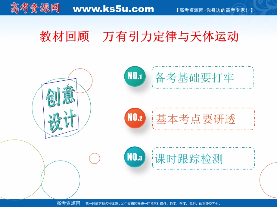 2019学年高中一轮复习物理通用版课件：第四单元 教材回顾 万有引力定律与天体运动 .ppt_第3页