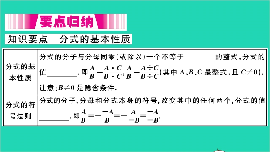 七年级数学下册 9.1 分式及其基本性质第2课时 分式的基本性质（册）作业课件（新版）沪科版.ppt_第2页