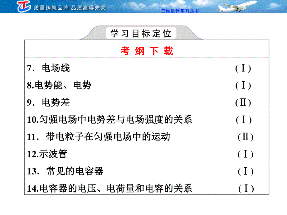 2013三维设计高三物理一轮复习课件人教版广东专版：第七章 第1单元电场力的性质.ppt_第3页