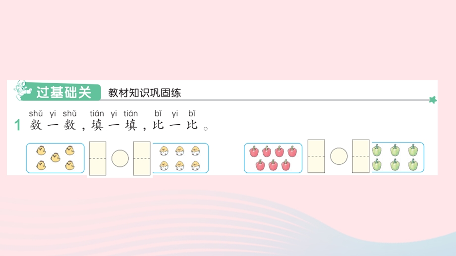 2022一年级数学上册 5 6-10的认识和加减法 1 6和7的认识作业课件 新人教版.pptx_第2页