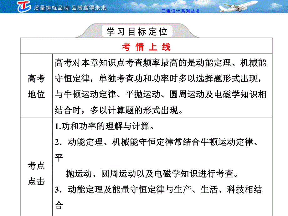 2013三维设计高三物理一轮复习课件人教版广东专版：第五章 第1单元 功和功率.ppt_第3页